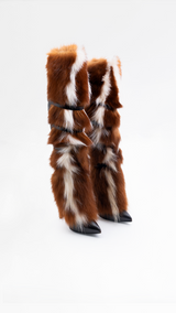 Roberto Cavalli Fox Fur Boots