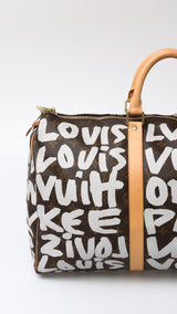 Louis Vuitton X Stephen Sprouse Monogram Graffiti Keepall 50