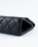 Chrome Hearts Dinner Quilted Leather Clutch Bag