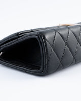 Chrome Hearts Dinner Quilted Leather Clutch Bag