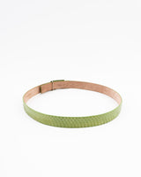 Dolce & Gabbana Leather Snakeskin Belt