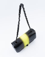 Chanel Exotic Python Leather Mini Rectangle Classic Flap Bag