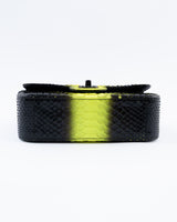 Chanel Exotic Python Leather Mini Rectangle Classic Flap Bag