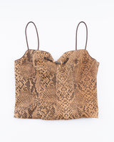 Millesia Vintage Leather Corset