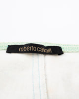 Roberto Cavalli Peacock Print Skirt