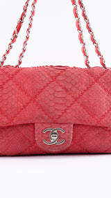 Chanel Ultimate Stitch Python Flap Bag