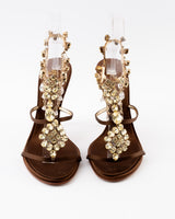 Guiseppe Zanotti Rhinestone Jewel Heels