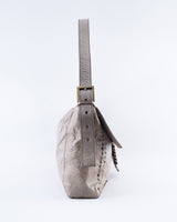 Fendi Whipstitch Maxi Baguette
