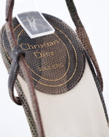 Dior Camouflage Lock and Key Slingback Heels - EU 38