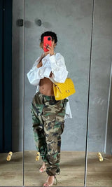 Vintage Camouflage Cargo Trousers