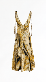 Roberto Cavalli Snake Print Dress