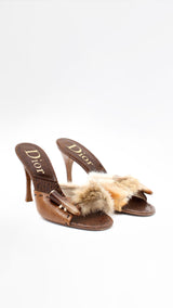 Dior Fur Heels EU 37.5