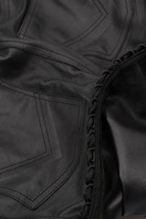 Dior Logo Plate Leather Trousers