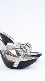 Giuseppe Zanotti Crystal Embellished Heels - EU 39