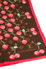 Louis Vuitton X Takashi Murakami Cherry Scarf