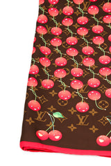 Louis Vuitton X Takashi Murakami Cherry Scarf