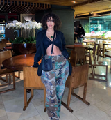 Vintage Camouflage Cargo Trousers