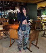 Vintage Camouflage Cargo Trousers