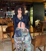 Vintage Camouflage Cargo Trousers