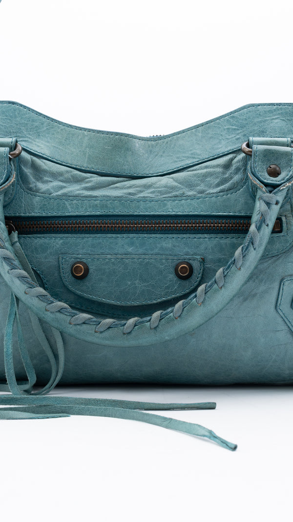 Balenciaga Leather City Bag