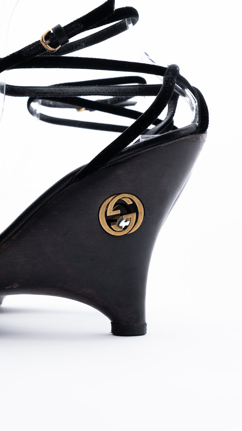 Gucci X Tom Ford Wedge Heels