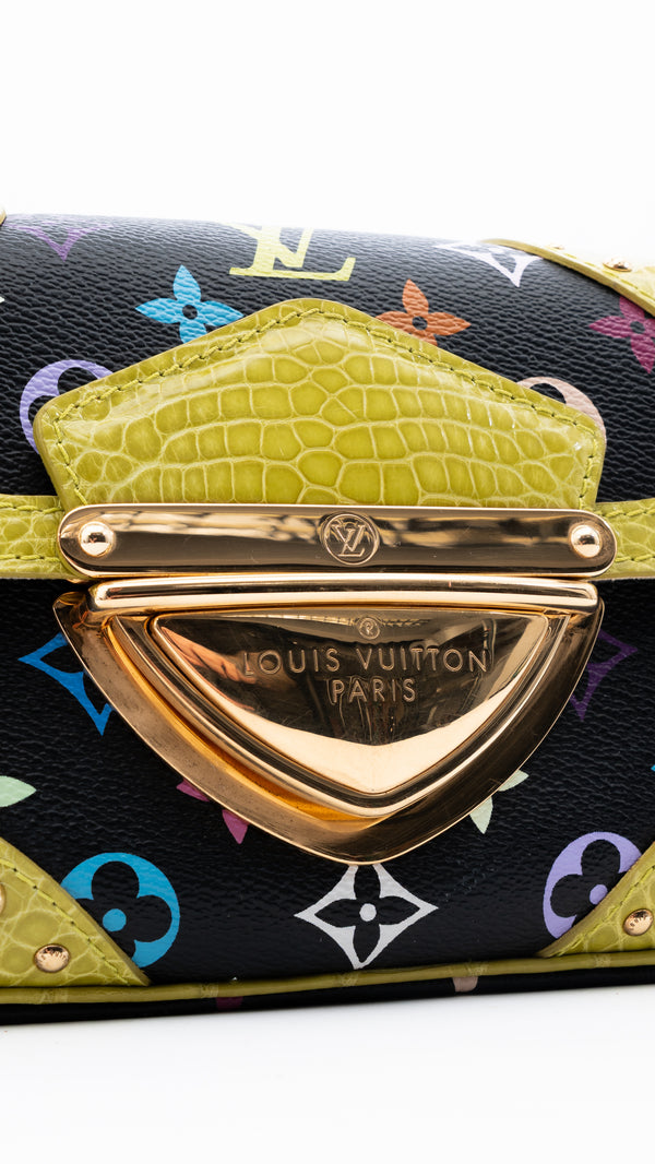 Louis Vuitton X Takashi Murakami Monogram Croc Marilyn Bag