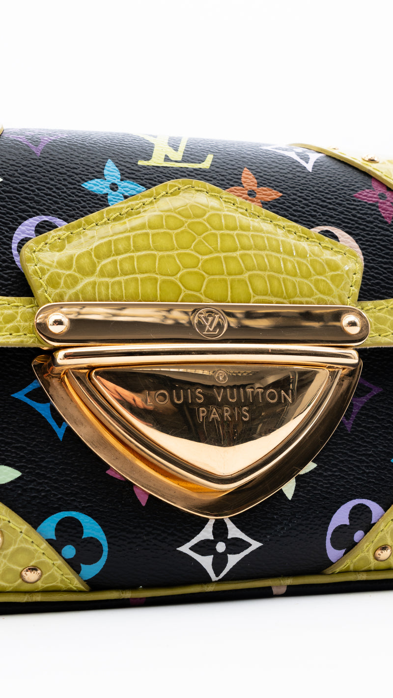 Louis Vuitton X Takashi Murakami Monogram Croc Marilyn Bag