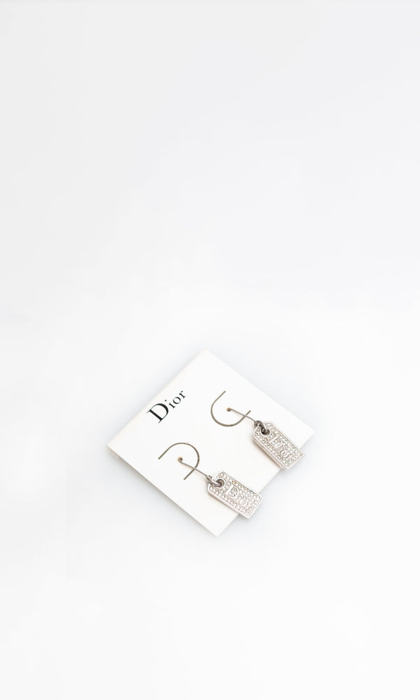 Dior Tag Earrings