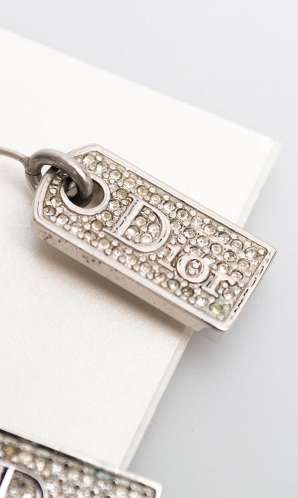 Dior Tag Earrings