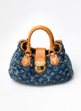 Louis Vuitton Monogram Denim Pleaty