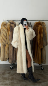 Vintage Fox & Mink Fur Coat
