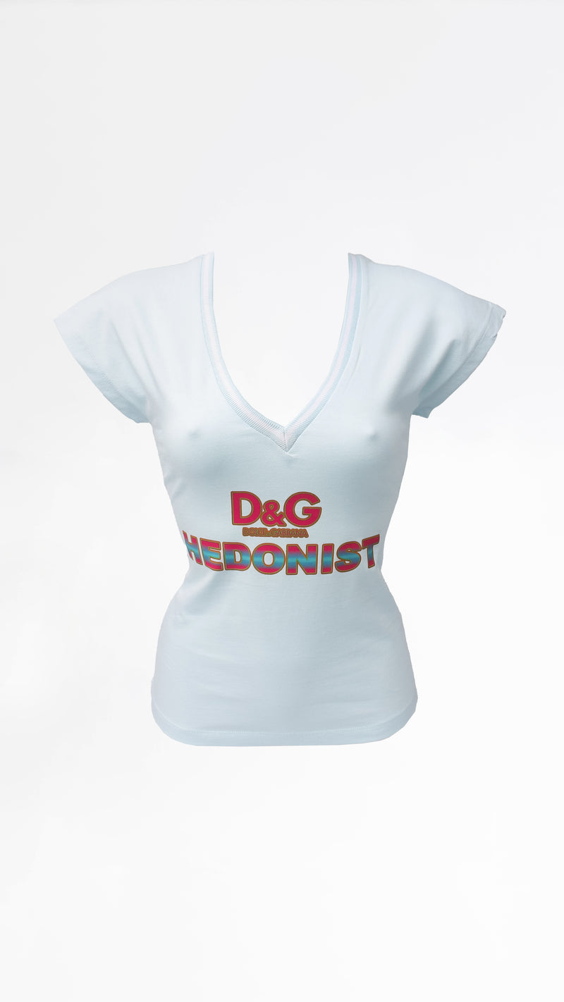 Dolce & Gabbana V Neck Top