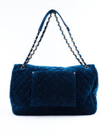 Chanel Velvet XXL Airline Classic Flap Bag