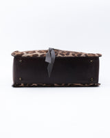 Dolce & Gabbana Leopard Print Pony Hair Bag