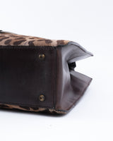 Dolce & Gabbana Leopard Print Pony Hair Bag