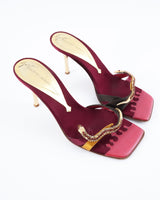 Giuseppe Zanotti Rhinestone Snake Heels - EU 36.5