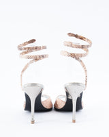 Roberto Cavalli Python Spiral Heels - EU 36