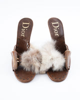 Dior Fur Heels - EU 38.5
