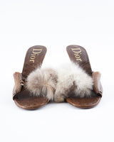 Dior Fur Heels - EU 38.5
