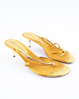 Giuseppe Zanotti Rhinestone Snake Heels - EU 39