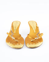 Giuseppe Zanotti Rhinestone Snake Heels - EU 39