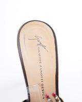 Giuseppe Zanotti Embellished Elephant Heels - EU 40
