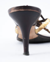 Giuseppe Zanotti Embellished Elephant Heels - EU 40