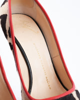 Giuseppe Zanotti Calf Hair Zebra Print Heels - EU 37