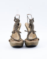 Vicini Giuseppe Zanotti Lizard Heels - EU 36