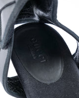 Gucci Babylon Leather Heels - EU 38