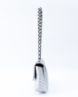 Chanel Lambskin Leather Embossed Symbols Classic Flap Bag