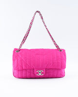 Chanel Soft Shell Quilted Nylon Flap Bag