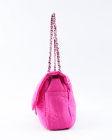 Chanel Soft Shell Quilted Nylon Flap Bag