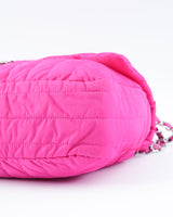 Chanel Soft Shell Quilted Nylon Flap Bag